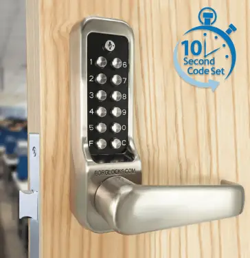 Click Here To Enlarge This Photo Of BORG Locks BL7003 ECP SS Heavy Duty Digital Lock with Free Passage & Easicode Pro Coding Chamber &lpar;60x72mm Euro Profile Lockcase&rpar; - Stainless Steel
