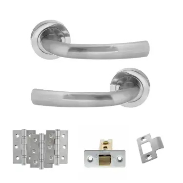 Click Here To Enlarge This Photo Of Atlantic - S21RSC STATUS Nevada Door Handle Pack - Satin Chrome