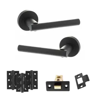 Atlantic - S28RMB STATUS Nebraska Door Handle Pack - Matt Black