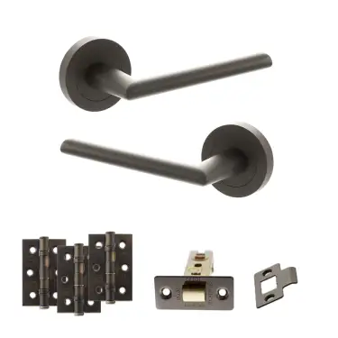 Click Here To Enlarge This Photo Of Atlantic - S43RUDB STATUS Alabama Door Handle Pack - Urban Dark Bronze