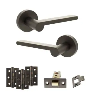 Atlantic - SPRO218UDB Senza Pari Darrio Door Handle Pack - Urban Dark Bronze