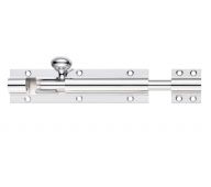 FB65CP - Zoo Hardware Fulton & Bray Architectural Barrel Bolt 600mm x 38mm Polished Chrome