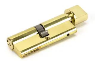 91871 From The Anvil Brass 40&sol;40 Euro Profile Cylinder & Turn