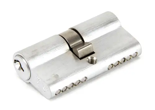 Click Here To Enlarge This Photo Of 91851 From The Anvil Satin Chrome 30&sol;30 Euro Profile Double Cylinder