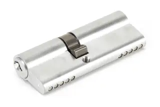 91852 From The Anvil Satin Chrome 35&sol;45 Euro Profile Double Cylinder