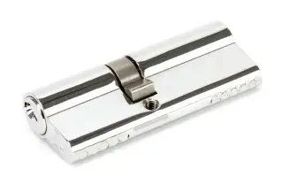 91860 From The Anvil Polished Chrome 35&sol;45 Euro Profile Double Cylinder