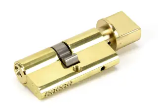 91867 From The Anvil Brass 30&sol;30 Euro Profile Cylinder & Turn