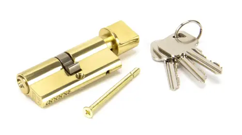 Click Here To Enlarge This Photo Of 91869 From The Anvil Brass 35&sol;35 Euro Profile Cylinder & Turn