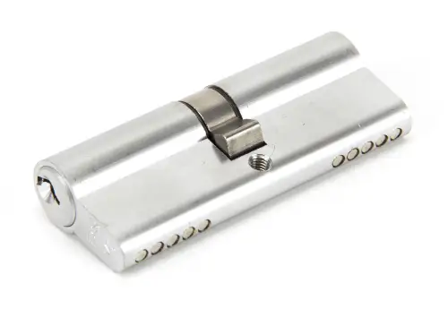 Click Here To Enlarge This Photo Of 90215 From The Anvil Satin Chrome 40&sol;40 Euro Profile Double Cylinder