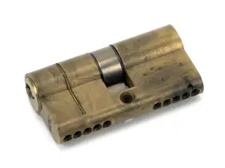 45803 From The Anvil Aged Brass 30&sol;30 5pin Euro Profile Double Cylinder