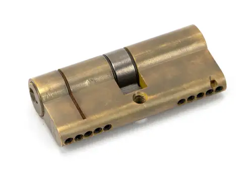 Click Here To Enlarge This Photo Of 45807 From The Anvil Aged Brass 35&sol;35 5pin Euro Profile Double Cylinder