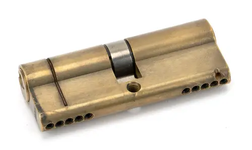 Click Here To Enlarge This Photo Of 45811 From The Anvil Aged Brass 40&sol;40 5pin Euro Profile Double Cylinder