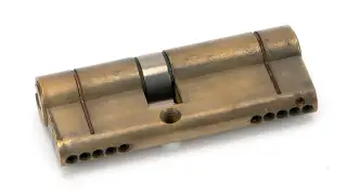 45815 From The Anvil Aged Brass 35&sol;45 5pin Euro Profile Double Cylinder