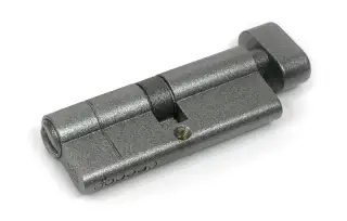 45850 From The Anvil Pewter 40&sol;40 5pin Euro Profile Cylinder & Turn