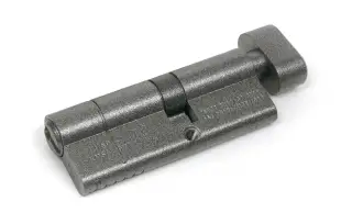 45854 From The Anvil Pewter 35T&sol;45 5pin Euro Profile Cylinder & Turn