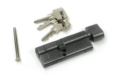 Click Here To Enlarge This Photo Of 45858 From The Anvil Pewter 35&sol;45T 5pin Euro Profile Cylinder & Turn