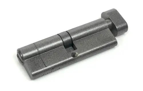 Click Here To Enlarge This Photo Of 45862 From The Anvil Pewter 45&sol;45 5pin Euro Profile Cylinder & Turn