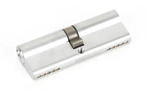 Click Here To Enlarge This Photo Of 46244 From The Anvil Satin Chrome 45&sol;45 5pin Euro Profile Double Cylinder