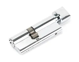 46264 From The Anvil Polished Chrome 35&sol;45T 5pin Euro Profile Cylinder & Turn