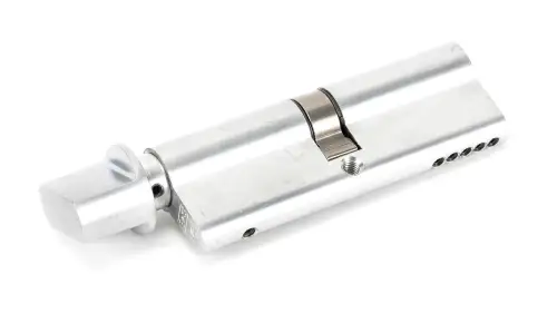 Click Here To Enlarge This Photo Of 46267 From The Anvil Polished Chrome 45&sol;45 5pin Euro Profile Cylinder & Turn