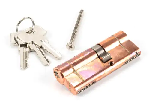 Click Here To Enlarge This Photo Of 45813 From The Anvil Polished Bronze 35&sol;45 5pin Euro Profile Double Cylinder