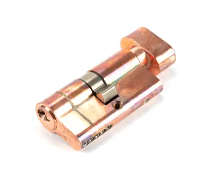 Click Here To Enlarge This Photo Of 45841 From The Anvil Polished Bronze 30&sol;30 5pin Euro Profile Cylinder & Turn