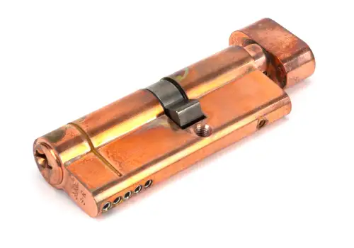 Click Here To Enlarge This Photo Of 45853 From The Anvil Polished Bronze 35T&sol;45 5pin Euro Profile Cylinder & Turn