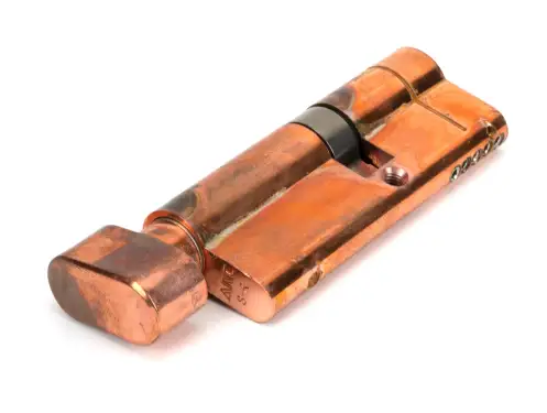 Click Here To Enlarge This Photo Of 45857 From The Anvil Polished Bronze 35&sol;45T 5pin Euro Profile Cylinder & Turn