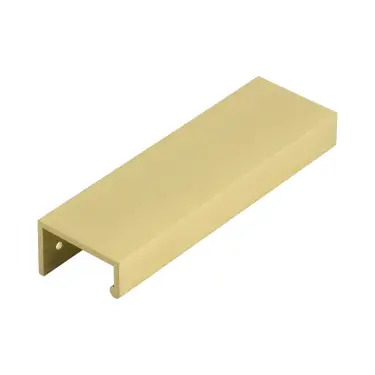 Click Here To Enlarge This Photo Of BUR911SB - Frelan Hardware Burlington 150mm Satin Brass Angled Edge Pull