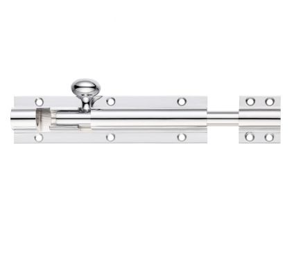 Click Here To Enlarge This Photo Of FB77CP - Zoo Hardware Fulton & Bray Architectural &lpar;Heavy Duty&rpar; Barrel Bolt 450mm x 50mm Polished Chrome