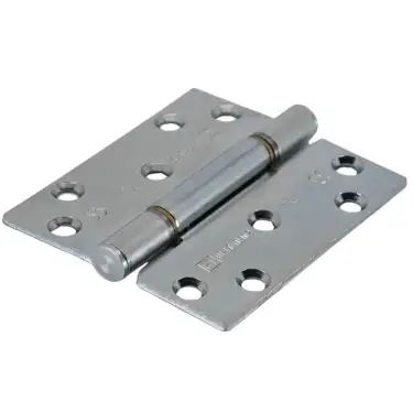 Click Here To Enlarge This Photo Of H102-FS-BZP Royde & Tucker 100mm x 88mm x 3mm Grade 13 Hi-Load Three Knuckle Butt Hinge &lpar;Square Corners&rpar; Bright Zinc Plated
