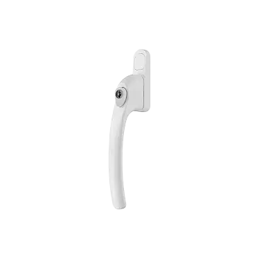 Click Here To Enlarge This Photo Of AR720-7&sol;040 HOPPE Inline Locking Espagnolette Handle - White &lpar;50028115&rpar;