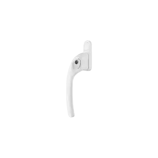 AR722-7&sol;040 HOPPE Offset Left Hand Locking Espagnolette Handle - White &lpar;50028042&rpar;
