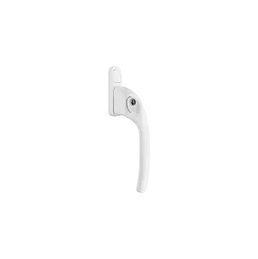 Click Here To Enlarge This Photo Of AR722-7&sol;040 HOPPE Offset Right Hand Locking Espagnolette Handle - White &lpar;50028066&rpar;