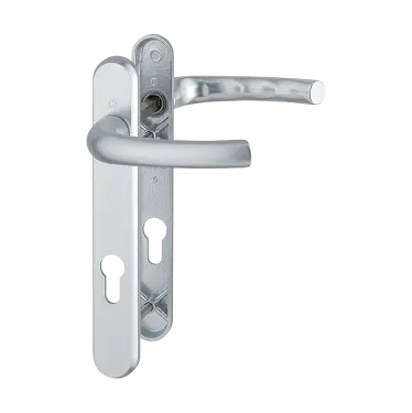 Click Here To Enlarge This Photo Of 1710RH&sol;3370N&sol;3360N HOPPE Tokyo 92mm UPVC Lever Door Handles on Narrow Backplate &lpar;122mm c&sol;c&rpar; - Silver &lpar;2758149&rpar;