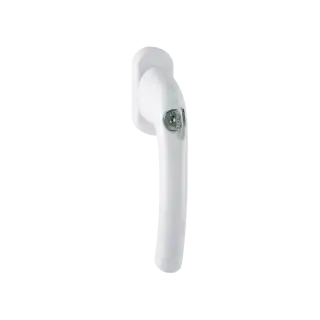 0710S&sol;U26 TBT1 HOPPE Tokyo Lockable Tilt & Turn Window Handle with TBT1 Operation - White &lpar;1958835&rpar;