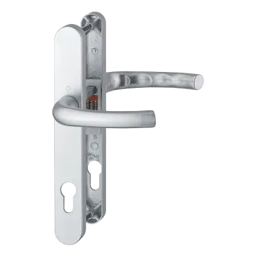 Click Here To Enlarge This Photo Of 1710RH&sol;3633N&sol;3623N HOPPE Tokyo 92mm UPVC Lever Door Handles on Narrow Backplate &lpar;215mm c&sol;c&rpar; - Silver &lpar;2768671&rpar;