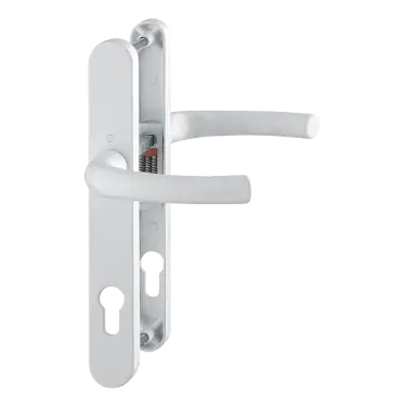 Click Here To Enlarge This Photo Of 1710RH&sol;3633N&sol;3623N HOPPE Tokyo 92mm UPVC Lever Door Handles on Narrow Backplate &lpar;215mm c&sol;c&rpar; - White &lpar;2759774&rpar;