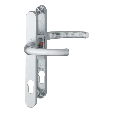 Click Here To Enlarge This Photo Of 1710RH&sol;3623N HOPPE Tokyo 92mm UPVC Lever Door Handles on Narrow Backplate &lpar;215mm c&sol;c&rpar; - Silver &lpar;1992064&rpar;