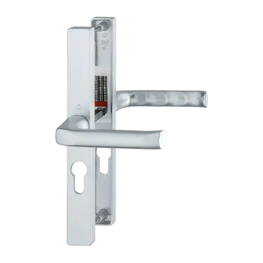 Click Here To Enlarge This Photo Of 113&sol;363M HOPPE London 47mm UPVC Lever Door Handles on Narrow Backplate &lpar;197mm c&sol;c&rpar; - Silver &lpar;3217037&rpar;