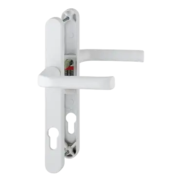 Click Here To Enlarge This Photo Of 113&sol;3623N HOPPE London 92mm UPVC Lever Door Handles on Narrow Backplate &lpar;215mm c&sol;c&rpar; - White &lpar;1714937&rpar;