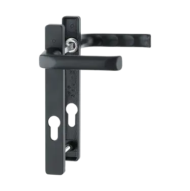 Click Here To Enlarge This Photo Of 113&sol;366M HOPPE London 92mm UPVC Lever Door Handles on Narrow Backplate &lpar;122mm c&sol;c&rpar; - Matt Black &lpar;618613&rpar;