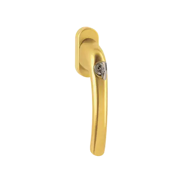 Click Here To Enlarge This Photo Of 0710S&sol;U26 TBT1 HOPPE Tokyo Lockable Tilt & Turn Window Handle with TBT1 Operation - Gold &lpar;1958659&rpar;