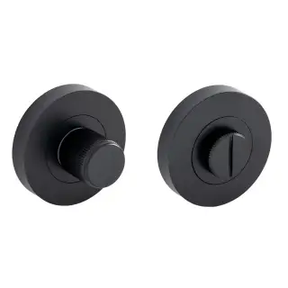 Eclipse 63291 Matt Black Linear Thumbturn & Release on Round Rose &lpar;Insignia Range&rpar;