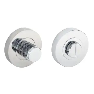 Eclipse 63290 Polished Chrome Linear Thumbturn & Release on Round Rose &lpar;Insignia Range&rpar;