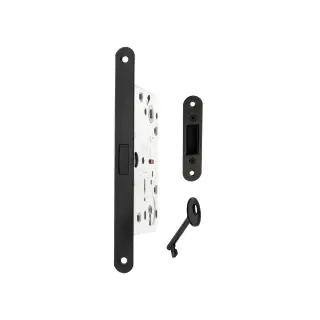 AGB2XTLK50MB - AGB Polaris 2XT Magnetic Latch&sol;Key Sashlock &lpar;50mm backset&rpar; - Matt Black