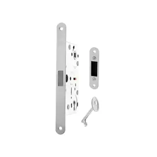 AGB2XTLK50WH - AGB Polaris 2XT Magnetic Latch&sol;Key Sashlock &lpar;50mm backset&rpar; - White