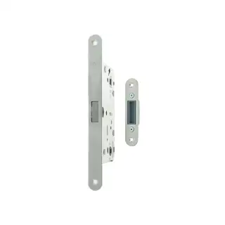 AGB2XTWC50SC - AGB Polaris 2XT Magnetic Latch&sol;Bathroom Lock &lpar;50mm backset&rpar; - Satin Chrome