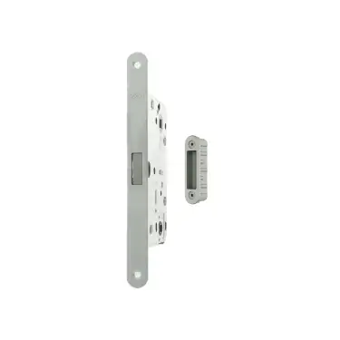 Click Here To Enlarge This Photo Of AGB2XTWCSC-ALU - AGB Polaris 2XT Magnetic Latch&sol;Bathroom Lock 60mm Backset with strike plates for ALU doors - Satin Chrome