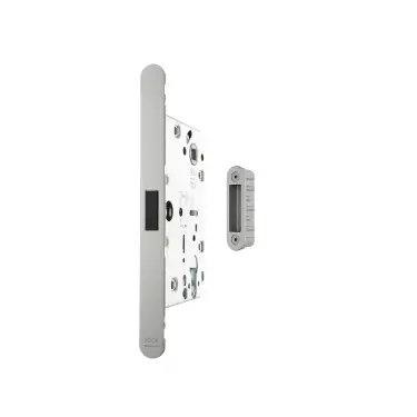 Click Here To Enlarge This Photo Of AGBMLESC-ALU - AGB Revolution XT Magnetic Latch&sol;Euro Profile Sashlock 60mm Backset with strike plates for ALU doors - Satin Chrome